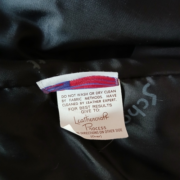 Schott NYC Western Black Tooled Leather Conchos Fringed Jacket 46 USA Vintage. - Picture 11 of 12